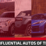 The Most Influential Autos of the Year banner.